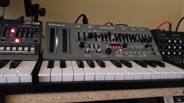 MIDI chain - Korg MS2000, Yamaha Refaces/Roland Boutiques via Arturia Keystep Pro KSP & LePotato PC смотреть онлайн