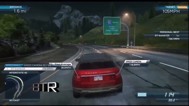 Speed Run Medium To The Bridge Need For Speed Most Wanted 2012(NFS001) смотреть онлайн