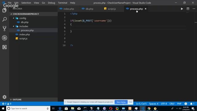 How to Check UserName Availability using PHP AJAX JQUERY and MYSQL - LIVE CODING SESSION смотреть онлайн