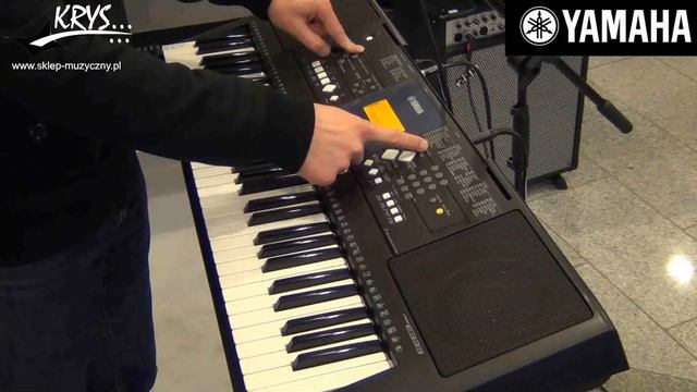 Yamaha PSR-E333 prezentacja KRYS смотреть онлайн