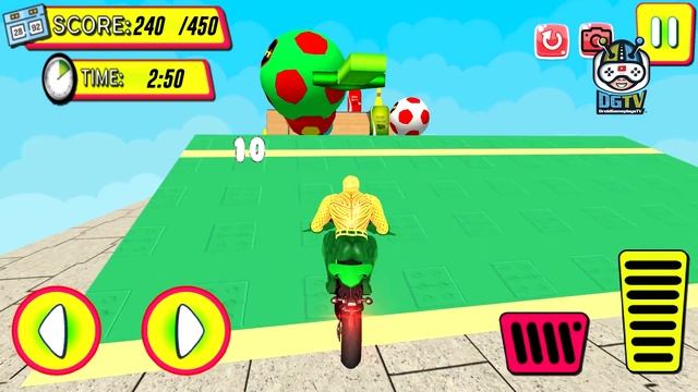 Superhero Tricky Bike Race - Kids Games - Superhero Bicycle Rider - Android Gameplay [HD] смотреть онлайн