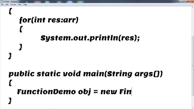 Param Array Example in JAVA смотреть онлайн