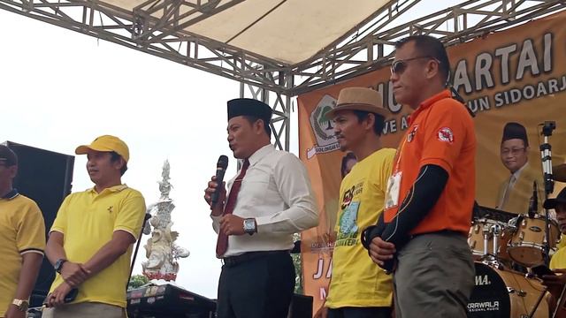 Sambutan mas Adam dan pak wakil bupati ,,Noto GOLKAR 58 tanun смотреть онлайн