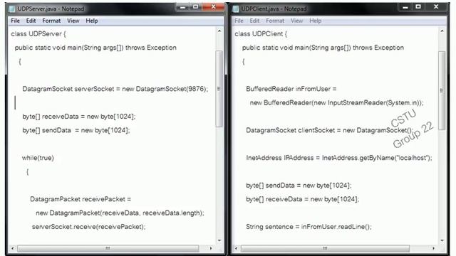 Group 22 Protocol TCP vs UDP.avi смотреть онлайн