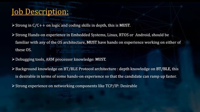 Job Updates || Bluetooth Firmware Developers || Bluetooth Low Energy || Bluetooth Engineer || смотреть онлайн