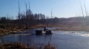 Болотоход ЗИС-5 каракат УМЕЕТ ПЛАВАТЬ - проверенно!!!