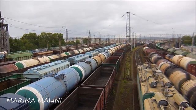 КАНДАЛАКША жд станция  RAILWAY STATION KANDALAKSHA  RUSSIA