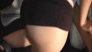 Girl Farting in Chair