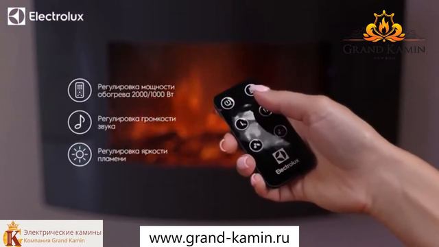 Настенные камины Electrolux EFP/W 1200 URLS и EFP/W 1150 URLS Только в Гранд-Камин смотреть онлайн