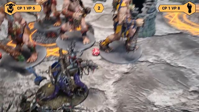 Age of Sigmar Battle Report: King Brodd's Stomp vs Kruleboyz: Hurled Debris vs Venom Crusted Weapon смотреть онлайн