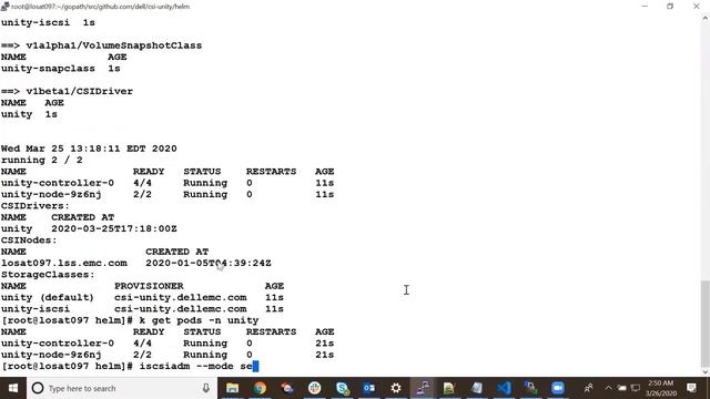 Kubernetes CSI 1.1 plugin for Dell EMC Unity смотреть онлайн