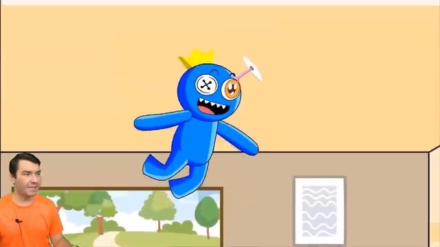 КОШМАР СИНЕГО ПРОДОЛЖАЕТСЯ ? Радужные друзья, Rainbow Friends Поппи Плейтайм Анимации Валеришка смотреть онлайн