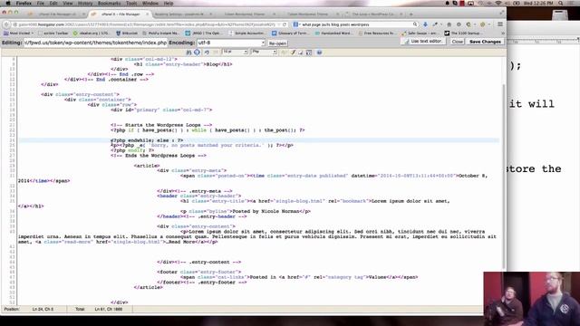 039 Creating a Blog Page with Index php смотреть онлайн