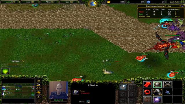 Warcraft 3 Castle Fight 1.22a | 4v4 | Use The RS смотреть онлайн