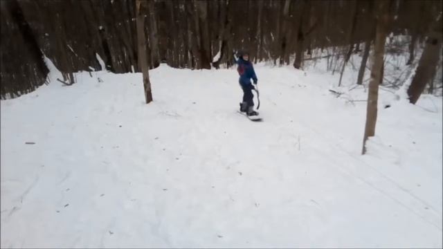 сноуборд самодельный бугельный подъемник Калуга смотреть онлайн