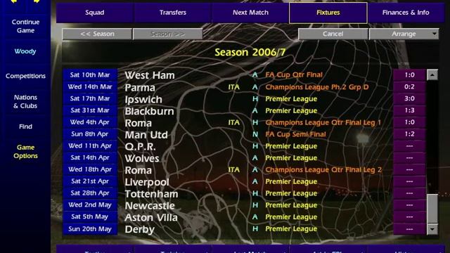 Championship Manager 01/02: Journey Man 2006-2007 #22 смотреть онлайн