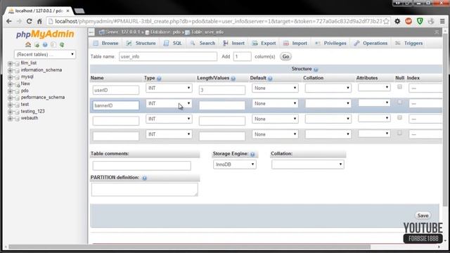 PDO Tutorial [1080p] (Part 1 of 5) - Setting up a database смотреть онлайн
