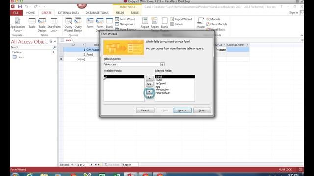 MS Access 2013 creating a form to add a picture смотреть онлайн