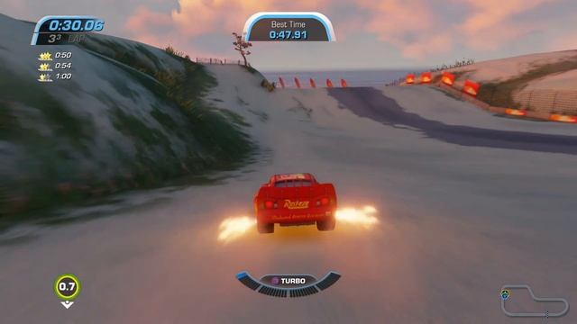 Cars 3 Driven to Win Best Lap Challenge Gameplay! смотреть онлайн