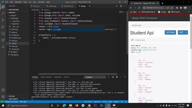 How To Use ViewSet In Django Rest Framework  | Django Rest Framework #10