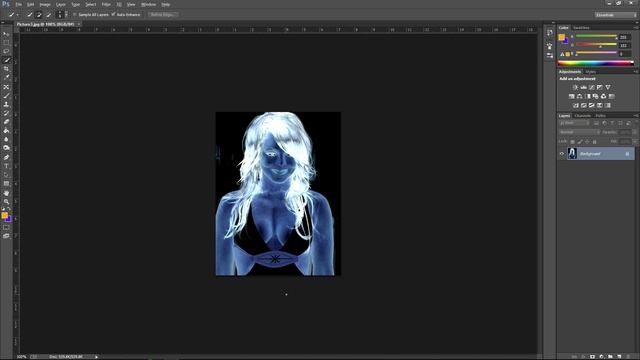 How to Fix a Negative Image in Photoshop смотреть онлайн