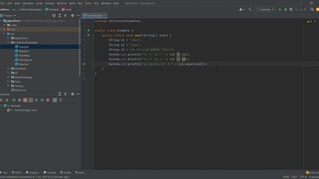 002. String equals vs == смотреть онлайн