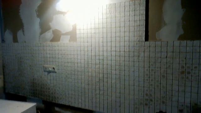 Кухонный фартук из гипсовой штукатурки. смотреть онлайн