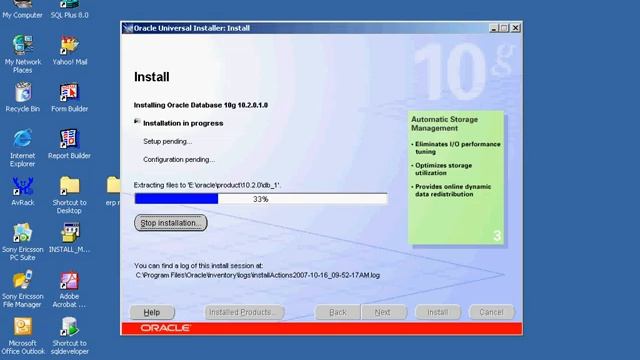 oracle 10g db installation 3 смотреть онлайн