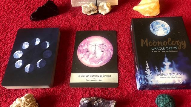 Moonology Oracle Deck Full Moon In Libra ♎️ guide book audio description смотреть онлайн