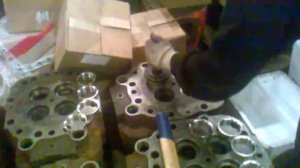 запрессовка сёдел клапанов