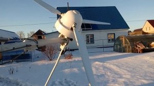 Установка нового ветрогенератора