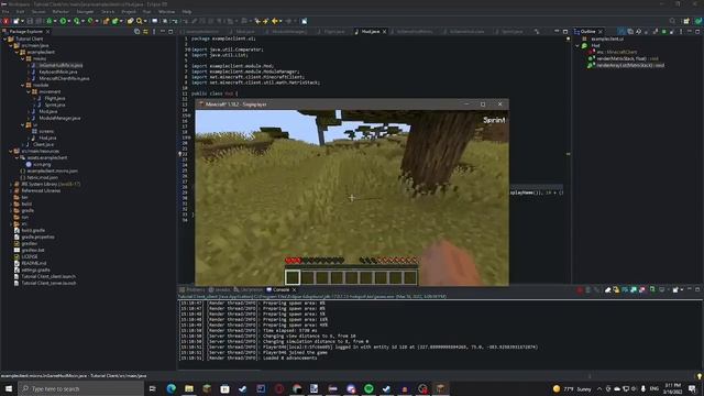 How to Code a 1.18+ Hacked Client Part 3: Making the array list and module settings смотреть онлайн