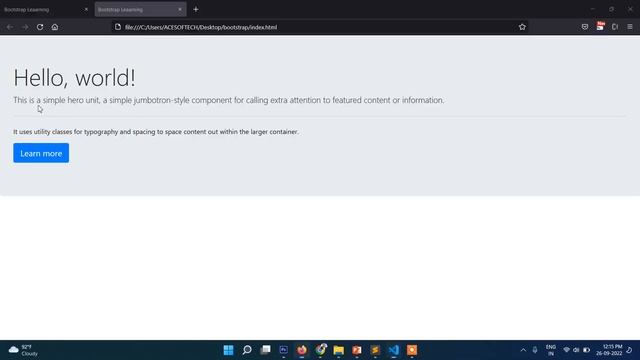 4. Bootstrap Jumbotron | Bootstrap 5 Tutorial with Jumbotron смотреть онлайн