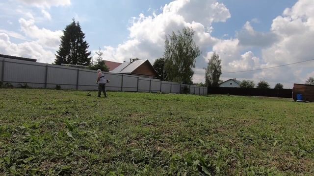 Наводим порядок на участке. Озеро Донцо. Поле с Сурепкой. смотреть онлайн