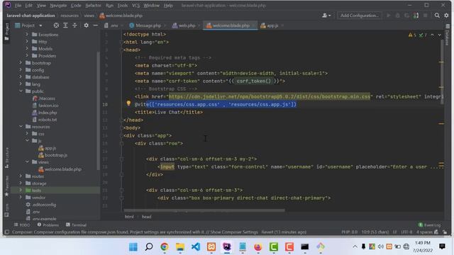 Laravel 9 Live Chat Application Bangla | Laravel Real time Chat Bangla | Laravel and Pusher смотреть онлайн