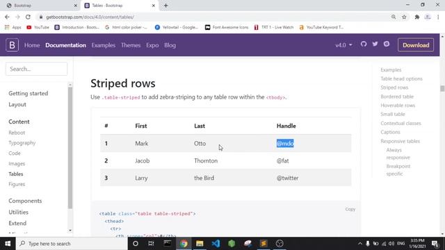 Lec-7 Tables Styles in Bootstrap |Bootstrap 4 tutorials for beginners in Urdu 2021 смотреть онлайн