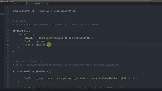 6 Adding the Database Configuration to settings py file (Best GeoDjango Tutorial) смотреть онлайн