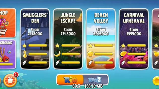 Angry Birds Rio QA Chests By ( Angry Mod) Gameplay смотреть онлайн