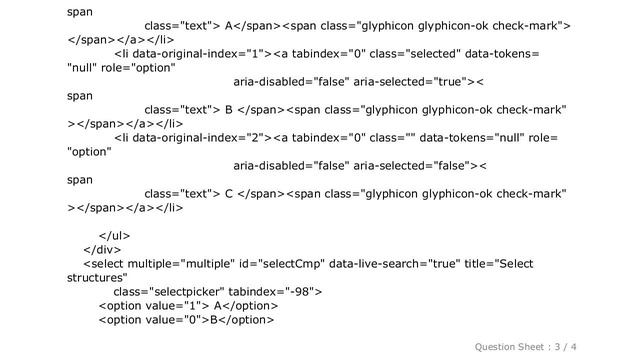 HTML : bootstrap-select get the value and the text смотреть онлайн