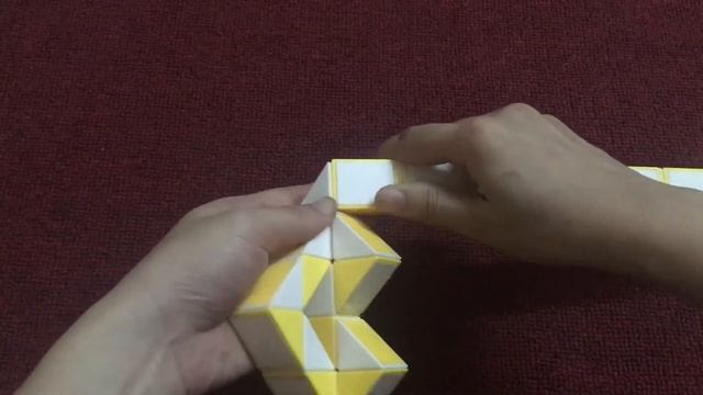 Rubik's Snake or Smiggle Snake Puzzle 36 - Heart - 心 смотреть онлайн
