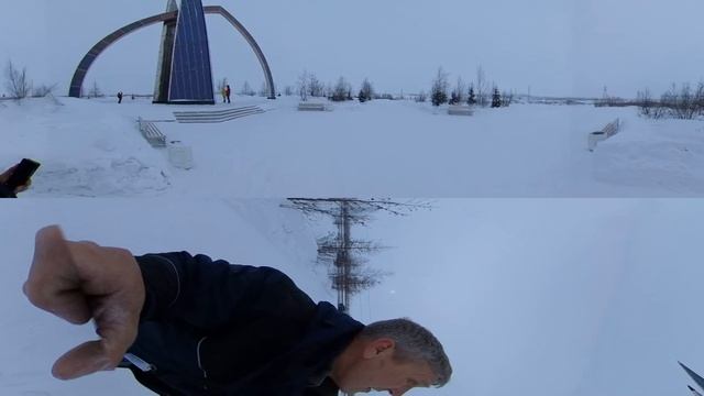 Салехард. Стела "66 Параллель" смотреть онлайн