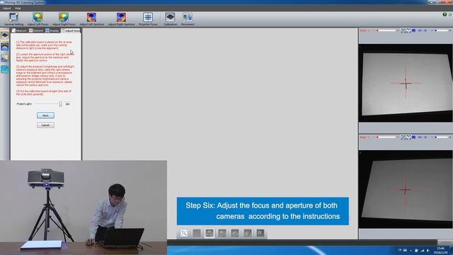 OptimScan 5M - Calibration - SHINING 3D Digitizing Solutions смотреть онлайн