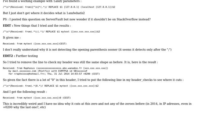 DevOps & SysAdmins: Postfix header_checks syntax (POSIX - Perl) смотреть онлайн