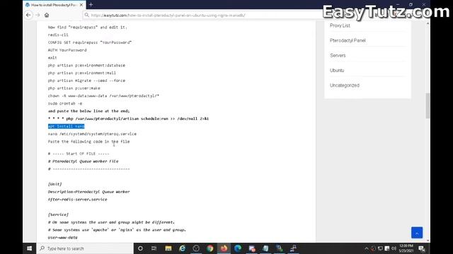How to install Pterodactyl Panel on Ubuntu using Nginx + MariaDB смотреть онлайн