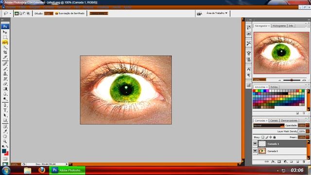 como mudar a cor dos olhos no photoshop cs4 смотреть онлайн