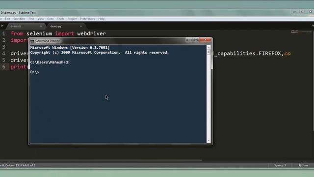 Selenium RC Server Test Execution in Python смотреть онлайн