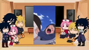 [Наруто | Нарусасу / Сасунару] реакция команды 7 будущей команды 7 [Au] и Менмы на Тик Ток