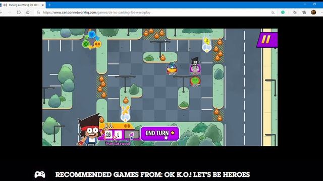 Parking Lot Wars||OK KO! Games||Cartoon Network||SUMMER BERRY смотреть онлайн