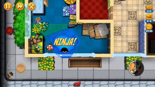 Robbery Bob 2. All Level 3 Stars ( Seagull bay ) 1-20 END (Level Eight AB) смотреть онлайн
