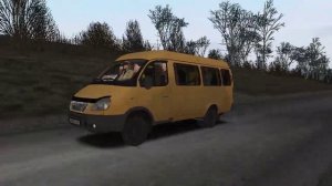 На старенькой Газели с утра по 158 маршруту. Ностальгия) Чистогорск, Omsi 2